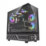 Datora korpuss DarkFlash DS950V ar priekšējo displeju (melns) un 6 iebūvētiem ventilatoriem