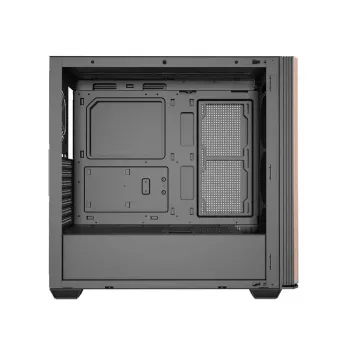 Darkflash DS900WS ATX dators korpuss — mid-tower, bez ventilatoriem, melns