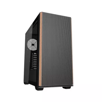 Darkflash DS900WS ATX dators korpuss — mid-tower, bez ventilatoriem, melns