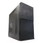PC korpuss Micro Tower LC-Power 2004MB-V3, Micro-ATX/Mini-ITX, melns, augšējais barošanas bloks, atbalsta 2×3.5 collu + 2×2.5 collu, USB 3.2 Gen1