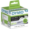 DYMO autentiskas etiķetes Large Address Labels | 36 mm x 89 mm | Ruļlis 260 gab. | Melns druka uz balta | LabelWriter etiķešu printeriem