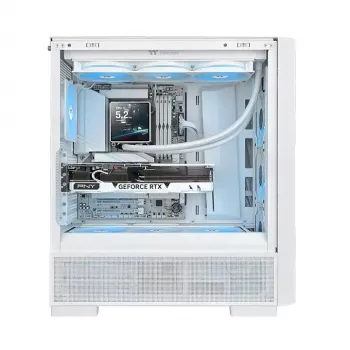 Šķidruma dzesēšanas sistēma Thermaltake TH360 V3 Ultra ARGB — 3x 120 mm ventilatori, 500–2500 RPM, 12 V, balta