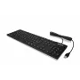 KeySonic KSK-8030 IN (DE) melna industriālā tastatūra USB QWERTZ vācu