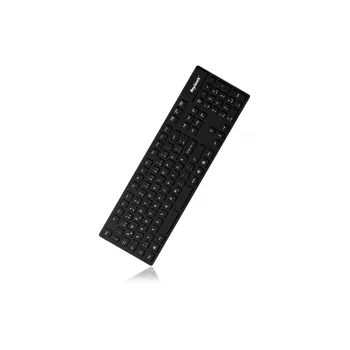 KeySonic KSK-8030 IN (DE) melna industriālā tastatūra USB QWERTZ vācu