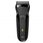Braun Series 3 301s Skuveklis ar trimmeri, melns