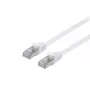 Equip Cat.6A U/FTP plakanais tīkla kabelis, 0,5 m, balts
