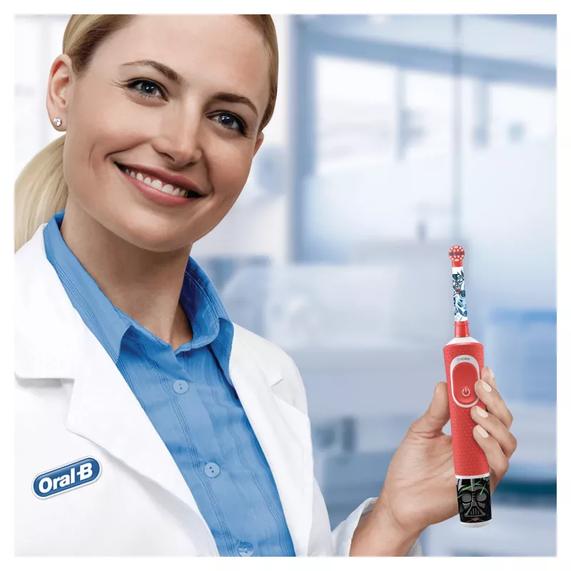 Oral-B 80352667 zobu birstes uzgalis 3 gab., Zils, Balts