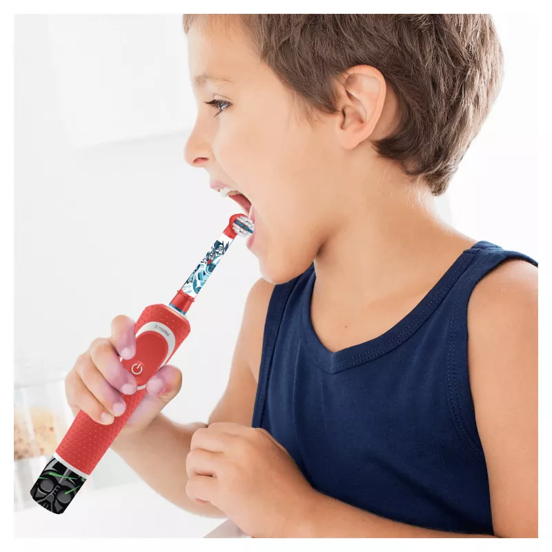 Oral-B 80352667 zobu birstes uzgalis 3 gab., Zils, Balts
