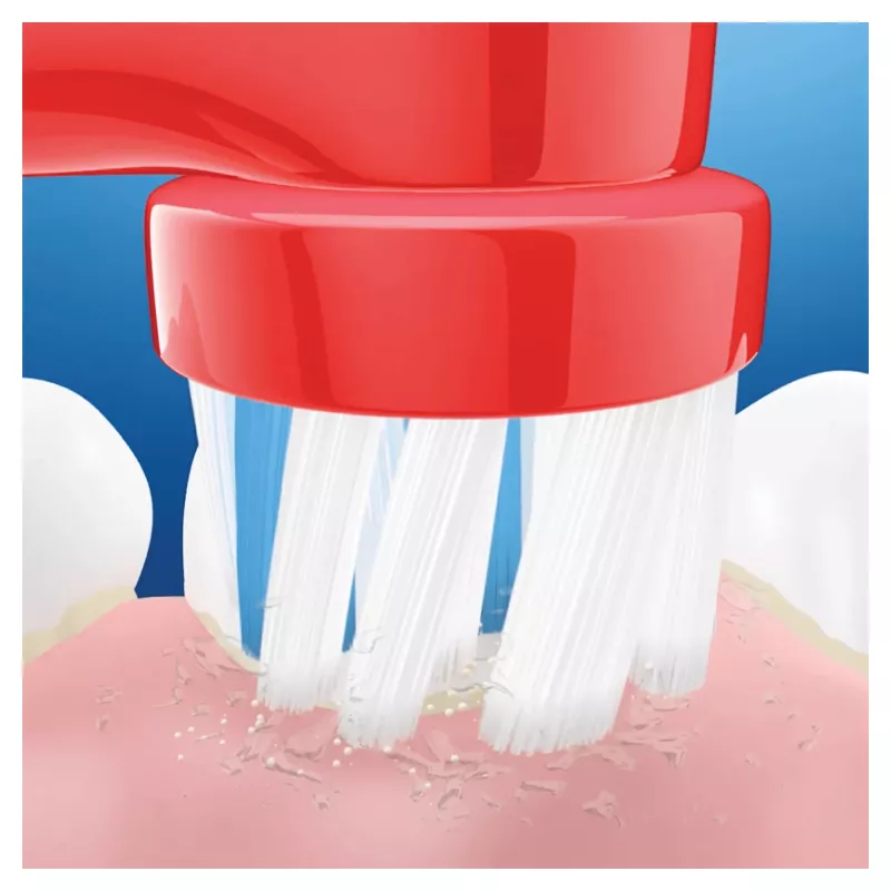 Oral-B 80352667 zobu birstes uzgalis 3 gab., Zils, Balts
