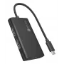 ICY BOX Adapter USB Type-C uz 3x HDMI, USB 3.2 Gen 2 (3.1 Gen 2) Type-C, HDMI, 10000 Mbit/s, 144 Hz, 3840 x 2160, 7680 x 4320