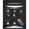 ICY BOX Adapter USB Type-C uz 3x HDMI, USB 3.2 Gen 2 (3.1 Gen 2) Type-C, HDMI, 10000 Mbit/s, 144 Hz, 3840 x 2160, 7680 x 4320