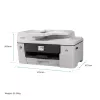 Daudzfunkciju tintes printeris Brother MFC-J6760DW — A3, 1200 x 4800 DPI, 31 lpp/min, Wi‑Fi, Ethernet