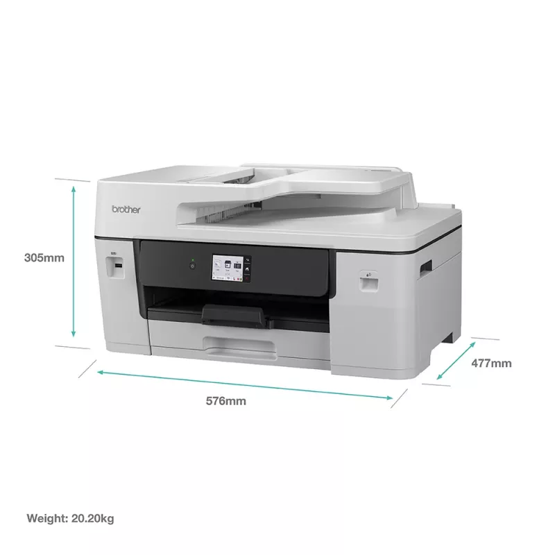 Daudzfunkciju tintes printeris Brother MFC-J6760DW — A3, 1200 x 4800 DPI, 31 lpp/min, Wi‑Fi, Ethernet