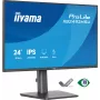 IIYAMA ProLite XB2493HSU-B1 23.8 collu (60.5 cm) Full HD IPS LED monitors, 1920×1080, 1 ms, 178° skata leņķi, USB centrmezgls, skaļruņi, melns
