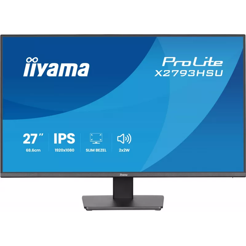IIYAMA ProLite X2793HSU-B1 27 collu (68.6 cm) Full HD LED monitors ar IPS paneli, 120 Hz, 1 ms
