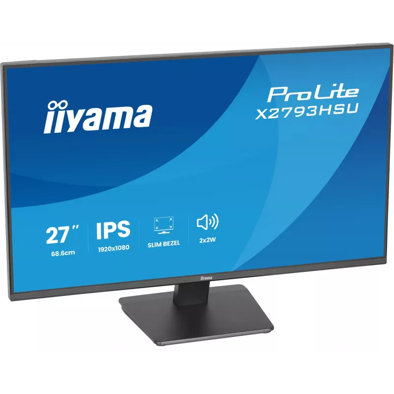 IIYAMA ProLite X2793HSU-B1 27 collu (68.6 cm) Full HD LED monitors ar IPS paneli, 120 Hz, 1 ms