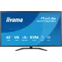 IIYAMA ProLite X4373UHSU-B2 43 collu LED 4K Ultra HD monitors, 3840×2160, VA panelis, 3 ms, 450 cd/m², USB 3.2 centrmezgls, skaļruņi, VESA, melns