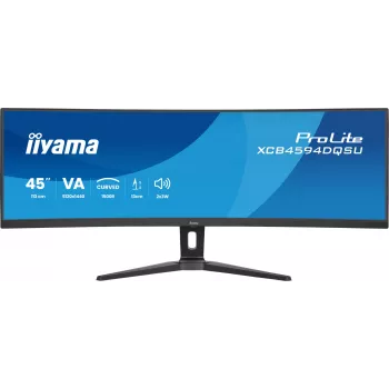 Datora monitors IIYAMA XCB4594DQSU-B1 44 collas (111,8 cm) Izliekts Dual QHD 5120×1440 VA LED, 2 ms, USB-C, USB 3.2, VESA, skaļruņi