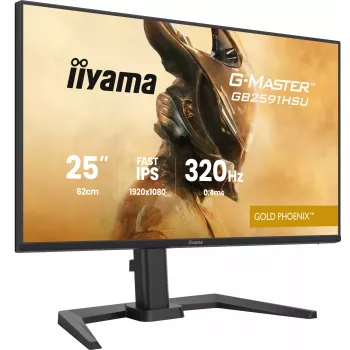 Spēļu monitors IIYAMA G-Master GB2591HSU-B1 24.5 collu (68.6 cm) Full HD — HDMI/DisplayPort/USB, melns