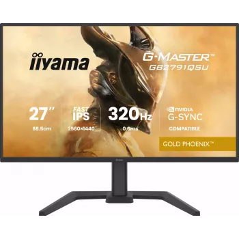 Spēļu monitors IIYAMA GB2791QSU-B1 27 collas (68.6 cm) QHD ar HDMI, DisplayPort un USB, melns
