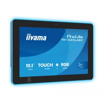 Monitors iiyama ProLite TW1025LASC-B3PNR 10.1 collas (25.6 cm) WXGA IPS LED skārienekrāns, 1280x800, 16:10, USB centrmezgls, skaļruņi, VESA, Melns
