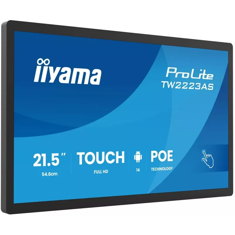 Monitors IIYAMA TW2223AS-B3P 21,5 collu (55,0 cm) M-Touch USB-C Android 16:9