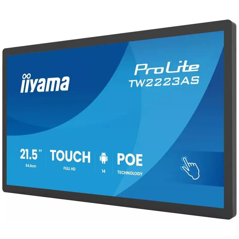 Monitors IIYAMA TW2223AS-B3P 21,5 collu (55,0 cm) M-Touch USB-C Android 16:9