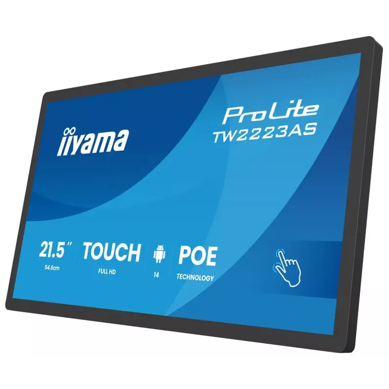 Monitors IIYAMA TW2223AS-B3P 21,5 collu (55,0 cm) M-Touch USB-C Android 16:9