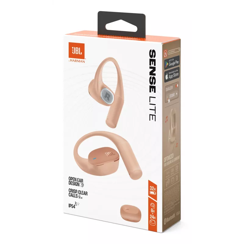 JBL Sense Lite Bezvadu Austiņas Ar Āķi Zvanu/Mūzikai Bluetooth Bēšs