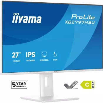 iiyama ProLite XB2797HSU-W1 27 collu Full HD LED monitors, balts