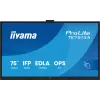 Interaktīvais plakanā paneļa displejs IIYAMA TE7513A-B2AG 75 inch 4K UHD skārienekrāns, 500 cd/m², Wi-Fi, Android, 24/7