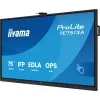 Interaktīvais plakanā paneļa displejs IIYAMA TE7513A-B2AG 75 inch 4K UHD skārienekrāns, 500 cd/m², Wi-Fi, Android, 24/7