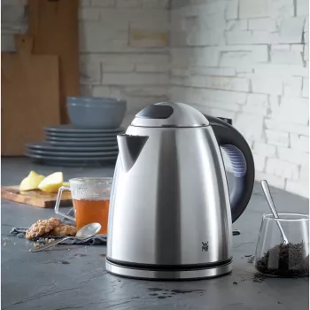 WMF Stelio 0413010012 elektriskā tējkanna 1.2 L 2400 W Melna, Nerūsējošais tērauds
