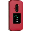 Doro Leva E30 atlokāms telefons, 2.8 collu (7.11 cm) 320x240, Single SIM, 0.3 MP kamera, 1150 mAh, IP55, sarkans/balts