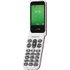Doro Leva E30 atlokāms telefons, 2.8 collu (7.11 cm) 320x240, Single SIM, 0.3 MP kamera, 1150 mAh, IP55, sarkans/balts