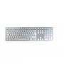 Vadu tastatūra Cherry KC 6000C Mac — QWERTY Nordic, šķērveida slēdži, sudraba, 1,8 m kabelis