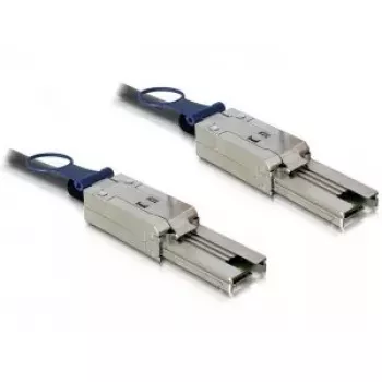 Mini SAS 26pin kabelis DeLOCK 83061 1m Melns