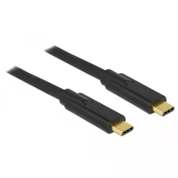 USB kabelis DeLOCK 83867 USB 2.0 3 m USB C Melns