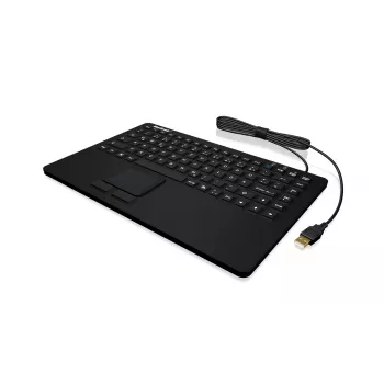 KeySonic KSK-5230 IN (DE) klaviatūra Office USB QWERTZ Melna
