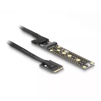 DeLOCK Riser Card NVMe M.2 Key A+E vīrišķais uz Key M slot 20 cm kabelis