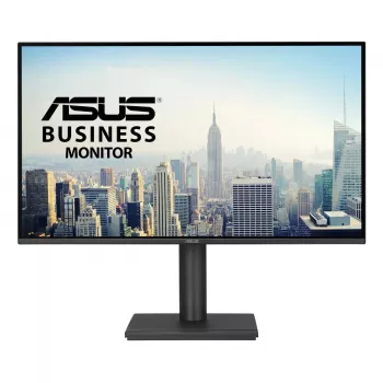 27 collu ASUS BE27AQ IPS LCD monitors, 2560 x 1440 WQHD, 5 ms, USB 3.2 centrmezgls, augstuma regulējams, VESA, iebūvēti skaļruņi, melns