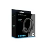 Austiņas CONCEPTRONIC POLONA05BC — Stereo USB-C, trokšņu slāpējošs mikrofons, apkārtauss, 2 m kabelis, 20–22000 Hz, Melna