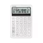 Galda kalkulators CASIO MS-200DQ 12 cipari, baterija/saule, nodokļu un peļņas funkcijas, balts