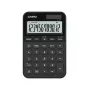 Galda kalkulators CASIO MS-20YC — pamata modelis, baterija/saule, nodokļu un peļņas aprēķini, melns