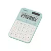 Galda kalkulators CASIO MS-20YC — 12 cipari, baterija/saule, nodokļu un peļņas funkcijas, gaiši zaļš