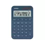 Galda kalkulators CASIO MS-20YC — 12 cipari, nodokļu un peļņas funkcijas, baterija/saule, tumši zils