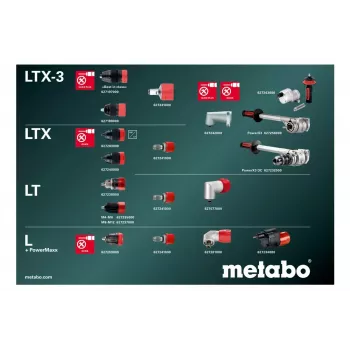 Pistole satveršanas urbjmašīna Metabo BS 18 LTX-3 BL Q I Metal 4000 RPM 3 kg