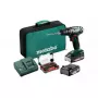 Bezvadu pistoles roktura urbjmašīna Metabo BS 18 — 18 V LiPo, 1.3 kg, bezatslēgas patrona, 1 cm, 1600 apgr./min, 20 mm koksne