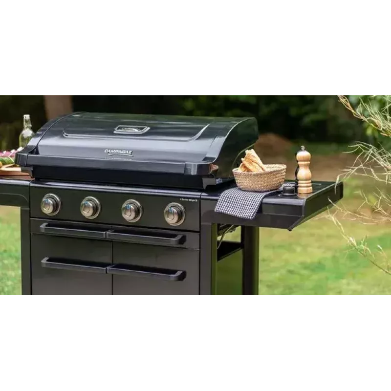 Grila gāzes iekārta Campingaz 4 Series Classic Onyx S 37386, melna, 15.9 kW