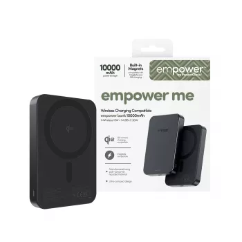 Pārnēsājams akumulators PanzerGlass empower™ 10000mAh Space Black, 0.245 kg
